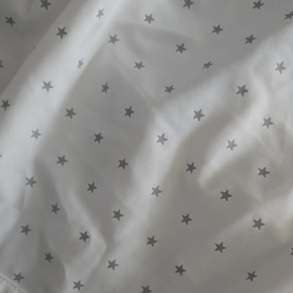 Nike Women's Star Patterned White Athletic Shorts - Picture 2 of 5